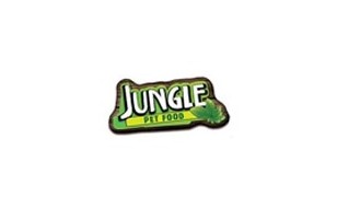 لوگوی برند Jungle، تولیدکننده غذای خشک و تشویقی‌های طبیعی برای سگ و گربه