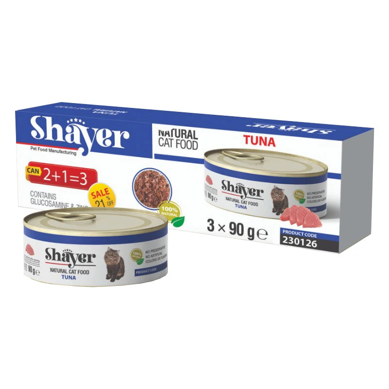 کنسرو غذای گربه شایر مدل Tuna