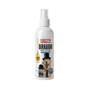 لوسیون بدن برناردو برای سگ و گربه‌های جنتلمن با روغن آرگان، نرم‌کننده و مرطوب‌کننده پوست و مو | پت گوگولی
