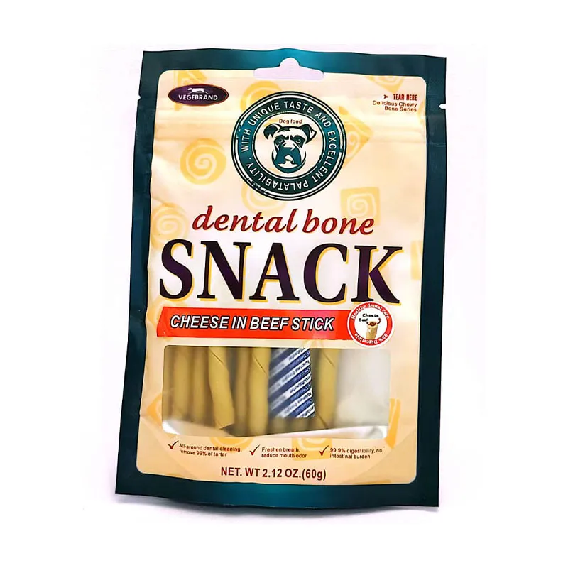 تشویقی سگ Dental Bone مدل Cheese in Beef Stick