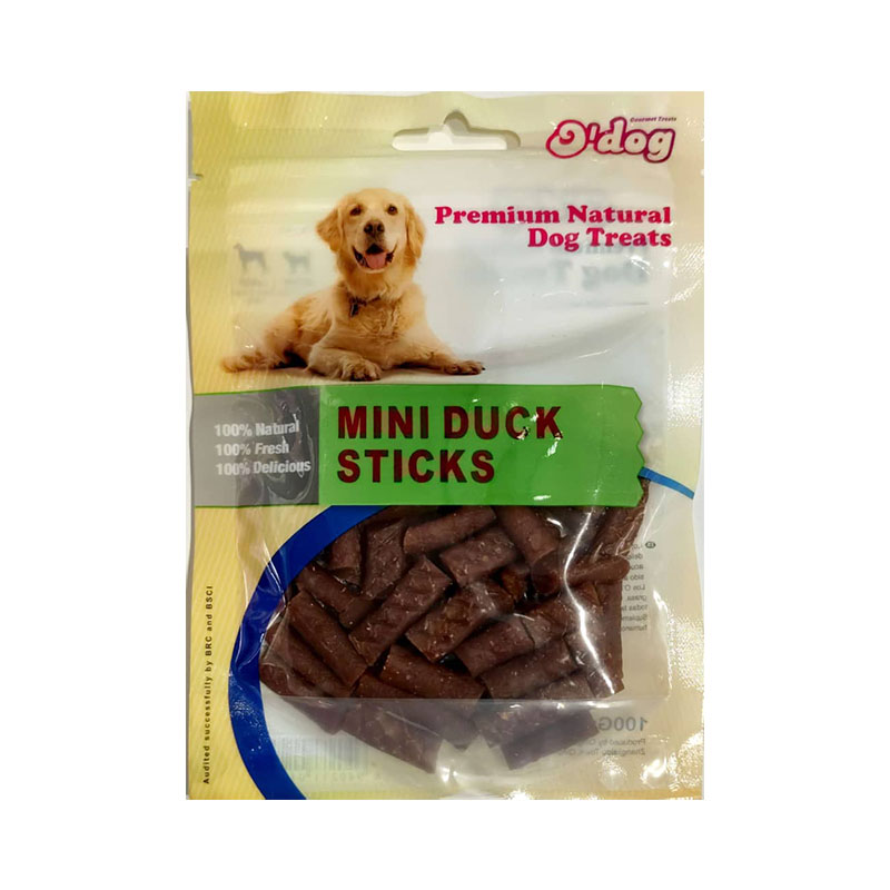 تشویقی سگ او داگ مدل Mini Duck Sticks با طعم مرغابی و سایز کوچک | پت گوگولی
