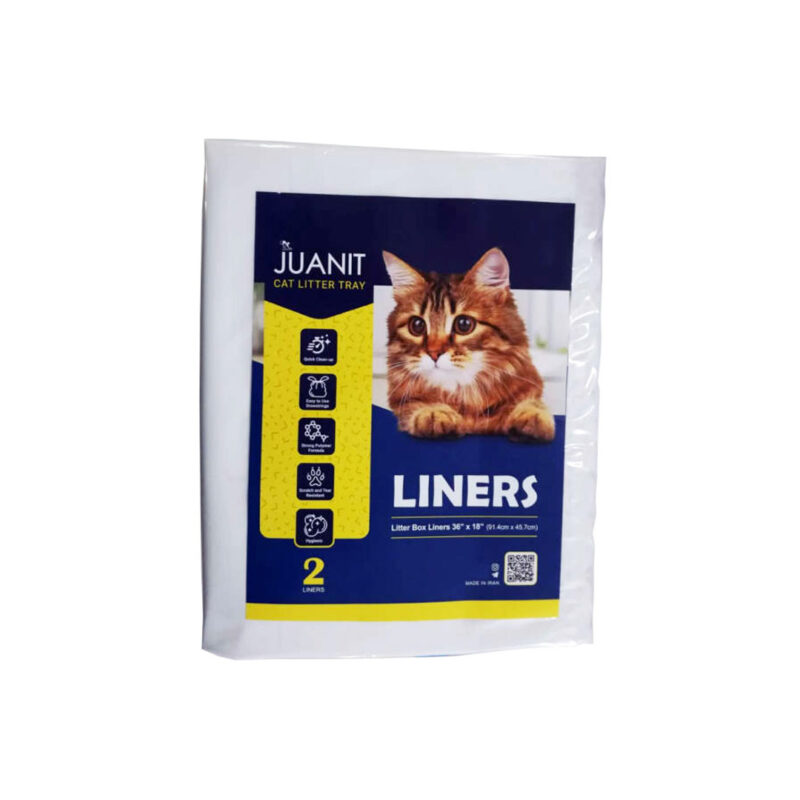 لاینر ظرف خاک گربه ژوانیت بسته ۲ عددی