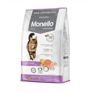 غذای خشک گربه عقیم شده مونلو Monello Sterilized با طعم مرغ و ماهی برای کنترل وزن و سلامت ادراری | پت گوگولی petGoogooli.com