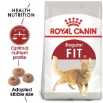 غذای خشک گربه رویال کنین Regular Fit 32 وزن 400 گرم مناسب گربه‌های بالغ با فعالیت معمولی