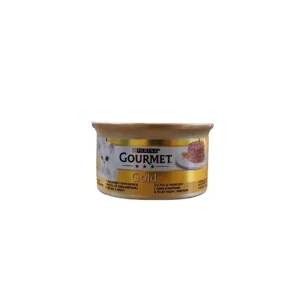 کنسرو گربه گورمت کیکی طعم مرغ و هویج