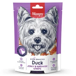 غذای تشویقی سگ ونپی مدل Duck Jerky And Rawhide Wraps